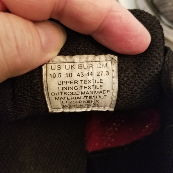 RBX Gray/ Red  Live Life  Adventure Lace Up Running Shoe 10.5 - Picture 7 of 8